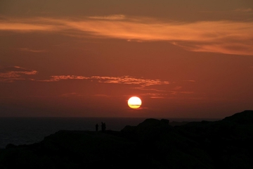 Sonnenuntergang in Lindesnes