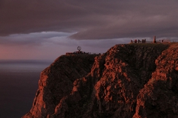 Das Nordkap im Abendrot