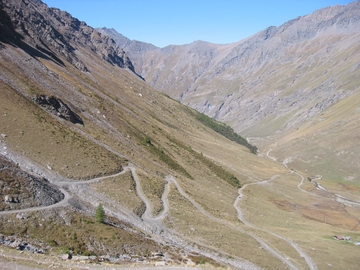 Der Weg nach dem Rifugio Scarfioti