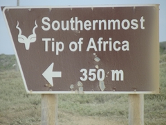 Cap Agulhas. südlichster Punkt Afrikas