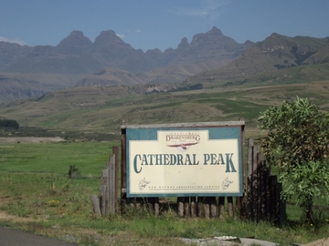 Im Nationalpark Cathedral Peak
