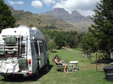 Camping am Champagne-Castle