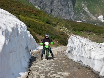 Schnee im Juli